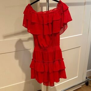Buddy Love Vibrant Red Dress